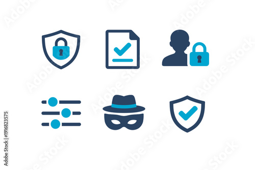 Numbers generation privacy simple image personal letters scalable vector user white no