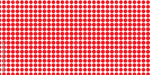 abstract simple red dot wave pattern can be used background.