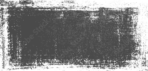 Old Scratched Surface Grunge Border, Rough Distressed Frame for Creative Backgrounds.