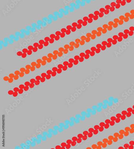vector illustration of a set of colorful pattern design for background