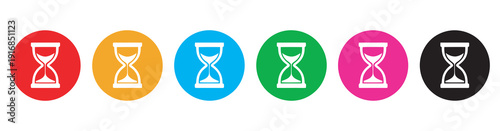 Sand watch icon set, hourglass symbol, timer, countdown, sand clock, time measurement, deadline, vector illustration, hourglass icon, elapsed time, sand timer, duration, waiting, time symbol, graphic 