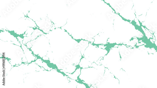 Abstract green watercolor splash design element isolated on transparent background