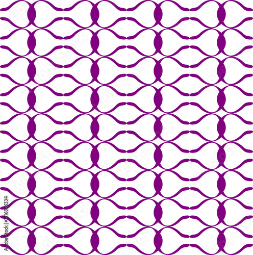 Pattern Featuring Purple Symmetrical Hourglass Bowtie Motifs in Grid for Decorative, Textile, and Minimalist Geometric Design