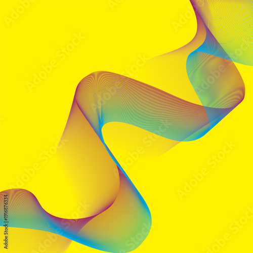 Vibrant Flowing Gradient Wave