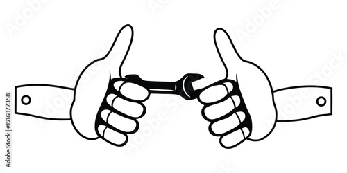 Minimalist icon representing a vector file format