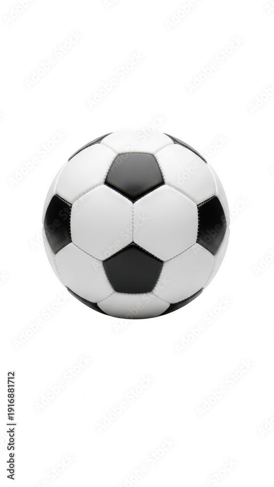 Naklejka premium High-quality soccer ball graphic isolated on transparent background