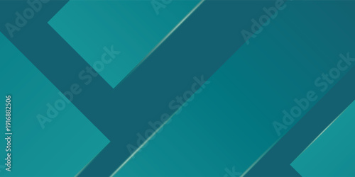 Abstract deep green background featuring triangle shapes and glowing lines, embodying a modern geometric material design. Ideal for banners, flyers, cards, brochures, presentations