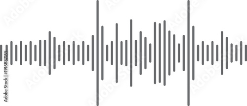 Voicemail record black icon. Audio speech interface