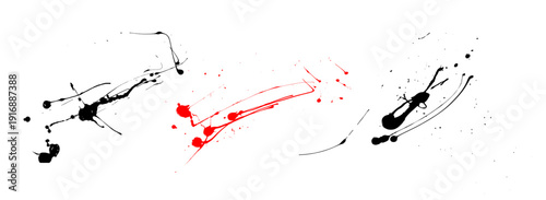 Tableau sur toile Simple Gooey Splash Block Design Element Vector