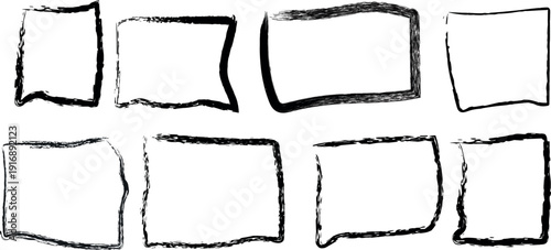 A collection of red heart shapes in various sizes on a white background