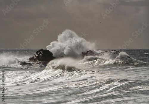 Wallpaper Mural December rough sea Torontodigital.ca