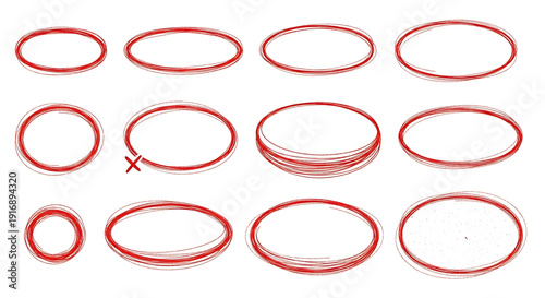 Set of glossy round buttons and circular web labels featuring various shapes and colorful blank speech bubble icons as vector design elements for a frame or sticker sign art illustration