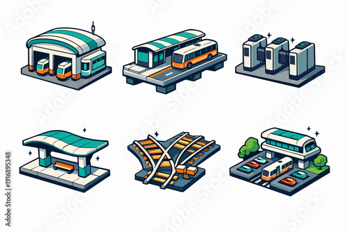 Presenting a collection of public transport elements for urban planning and city design