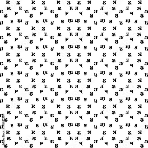 black and white seamless pattern