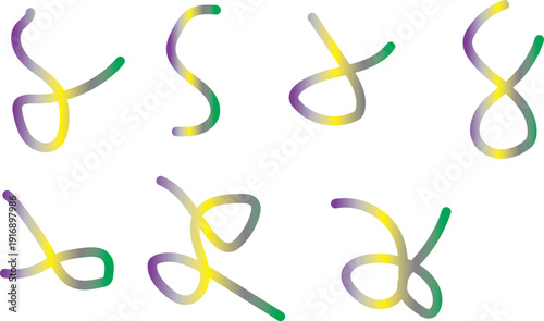 colorful music notes