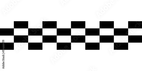 Black and white checkered pattern, Checkerboard seamless pattern