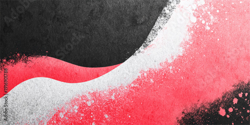 Vibrant abstract composition featuring a large orange circle on a gradient background