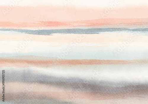 Abstract watercolor texture, creating a natural, organic background with soft transitions and artistic paper grain. vector