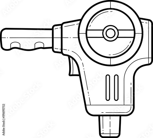 Mechanical device with key and circular component
