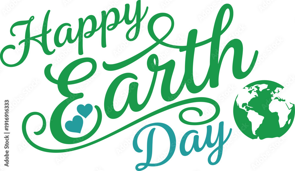Fototapeta premium Happy earth day celebrations for a greener tomorrow