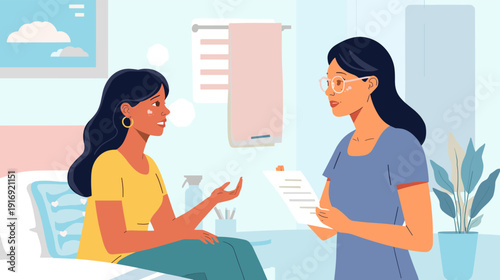 A serene illustration of a tree adorned with hearts, evoking calmness and love, perfect for nature-themed designs.