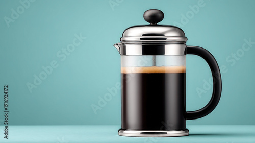 An isolated glass coffee pot