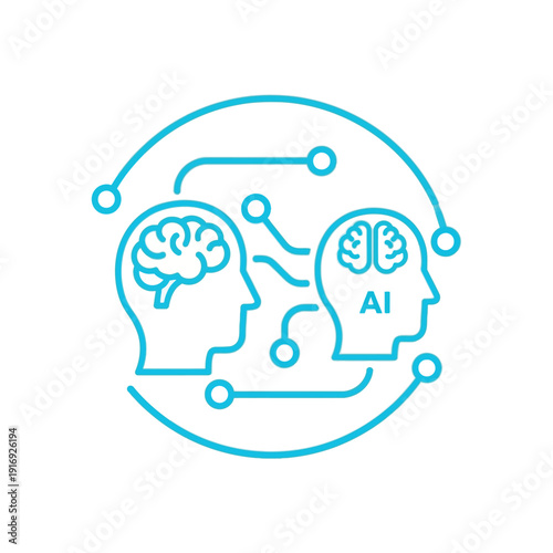 A woman with short black hair and a blue blazer stands with arms outstretched.