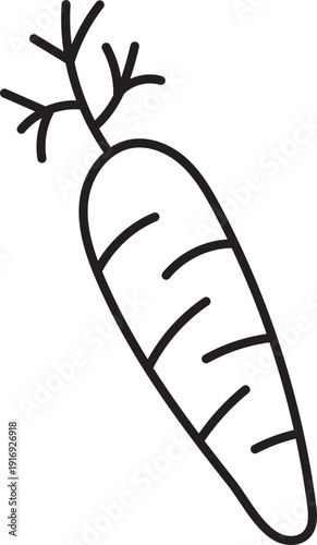 Wallpaper Mural Carrot Icon. Torontodigital.ca