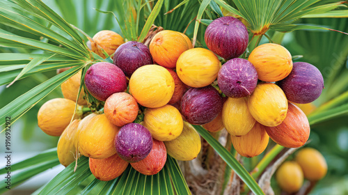 Serenoa saw palmetto plant ...