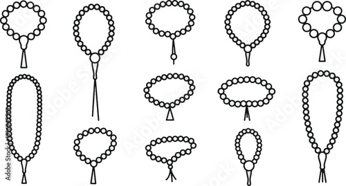 Ramadhan Kareem A Collection of Islamic Prayer Beads and Rosaries for Spiritual Reflection