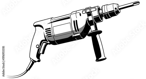 Powerful electric drill machine for heavy-duty construction and drilling projects with high precision and durability in various industrial settings