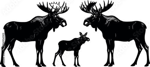 Restroom sign gender icons, male and female bathroom symbols, washroom navigation signage, cad drawing flat vector illustration, public toilet direction,