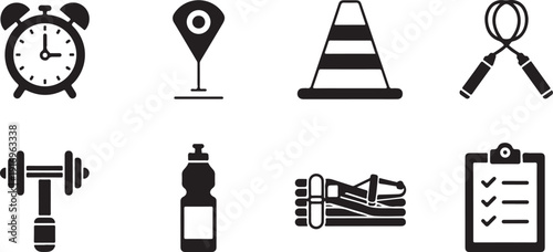 Variety of icons representing different activities and objects