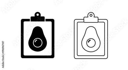 Clipboard icons with security symbols for data protection and privacy concepts Vector