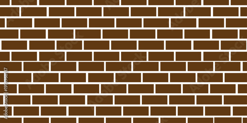 vector brick wall texture and solid bricks seamless pattern background.