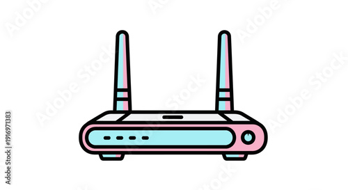 Wireless Router Internet Connection Device.