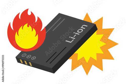 リチウムイオンバッテリーの発火