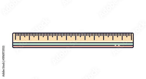 Ruler measurement tool for length.