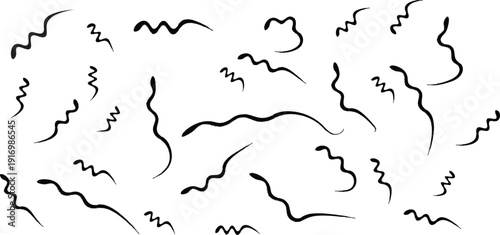 A minimalist black and white image with a single white quotation mark