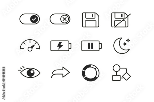 Moon save autosave low editing image manual icon generation vector node simple