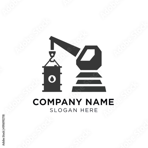 Crane Lifting Container Industrial Machinery Equipment.