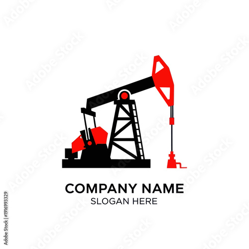 Oil Pumpjack Rig Derrick Extraction Equipment.