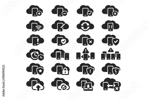 Icon added migration last backup unverified device vector restore generation simple trusted