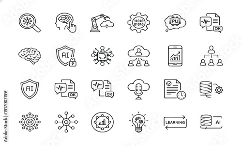 AI ICONS Combo Vector Symbols 