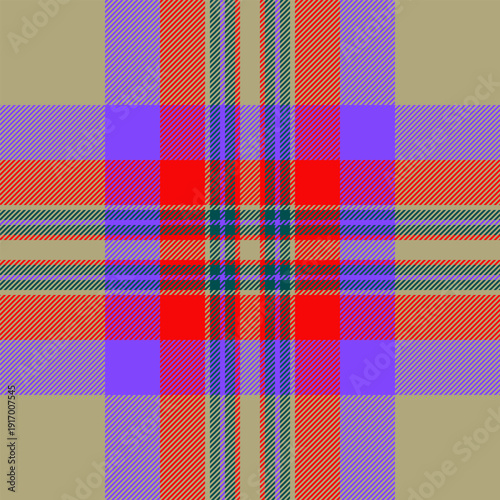 Chinese new year fabric seamless tartan, kid texture textile plaid. Amazing check vector background pattern in pastel and indigo colors.