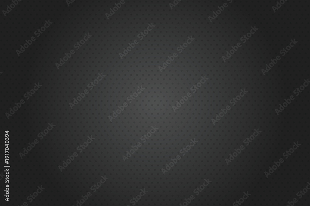 Fototapeta premium Dark gray dotted background with modern halftone texture