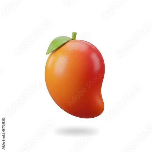 mango isolated on white