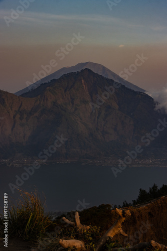 Sonnenuntergang auf dem Mount Batur