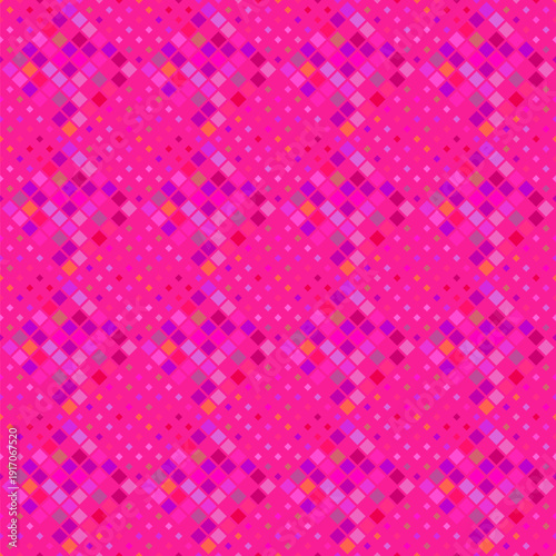 Geometrical pink abstract diagonal square pattern background design