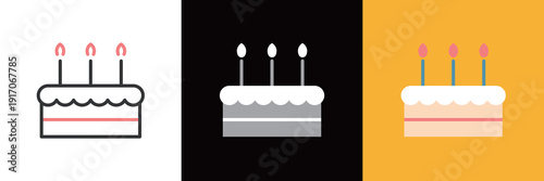 ケーキのアイコン